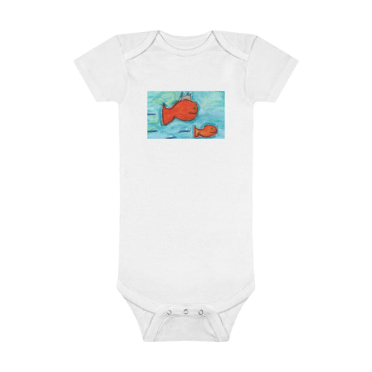 Baby Onesie Short Sleeve 100% Cotton Rib Lap Shoulder Snap Closure Multiple Sizes - Sorel Kairé Collection