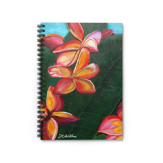 Plumeria Spiral Notebook