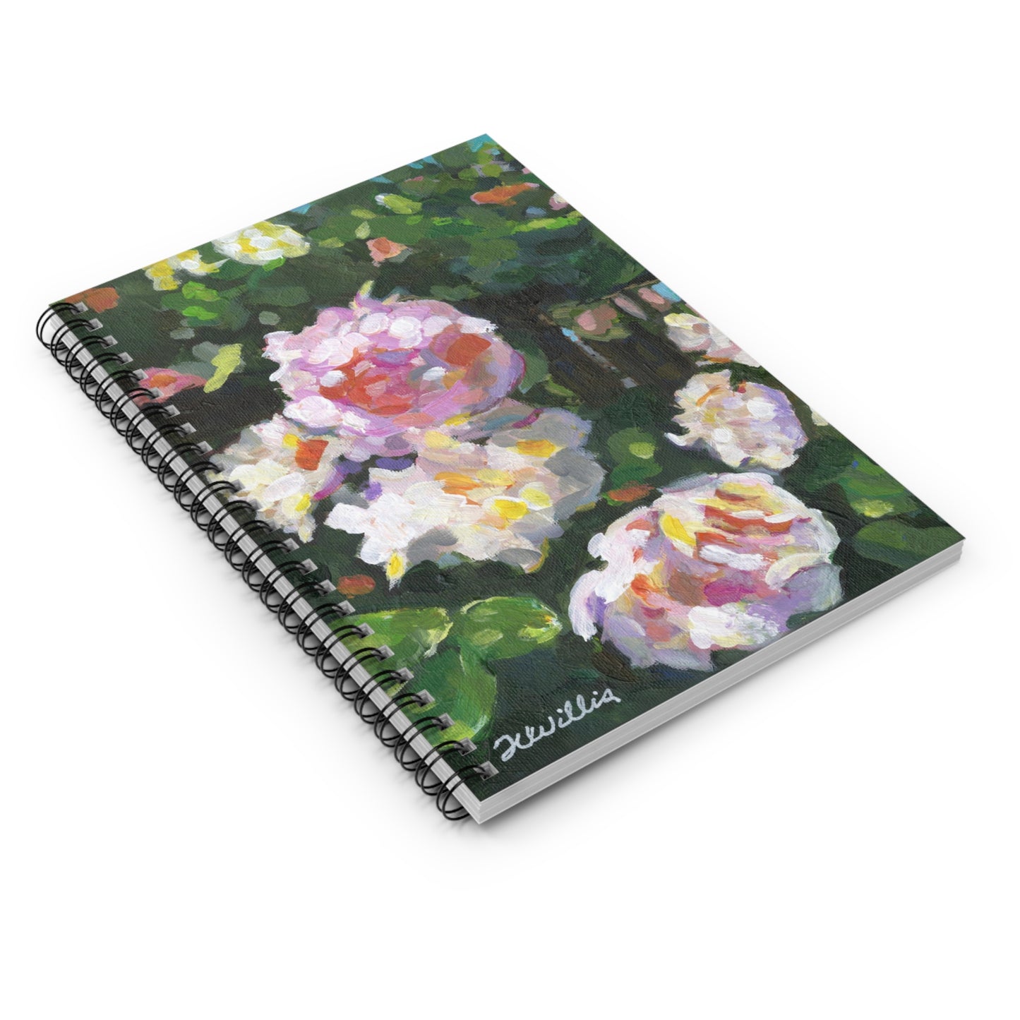 Seville Rose Spiral Notebook