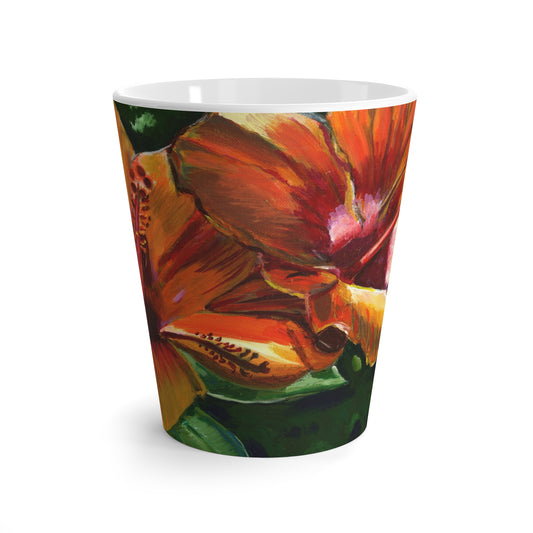 Hibiscus Latte Mug