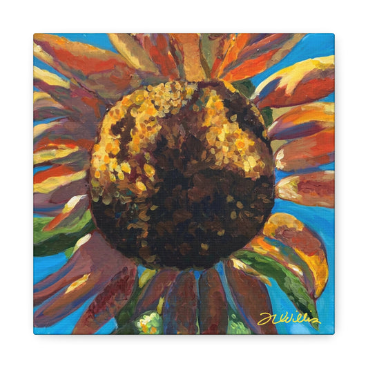 Sunflower Canvas Wraparound Giclee