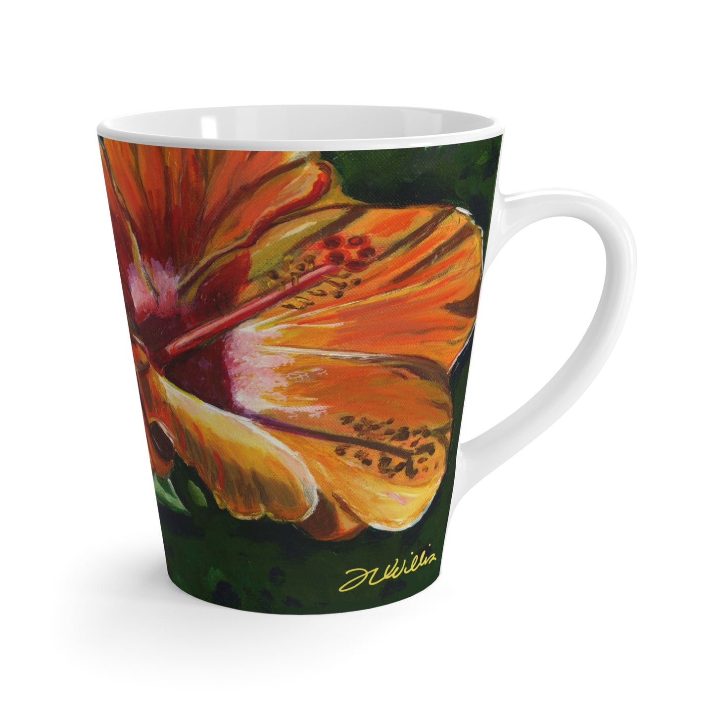 Hibiscus Latte Mug