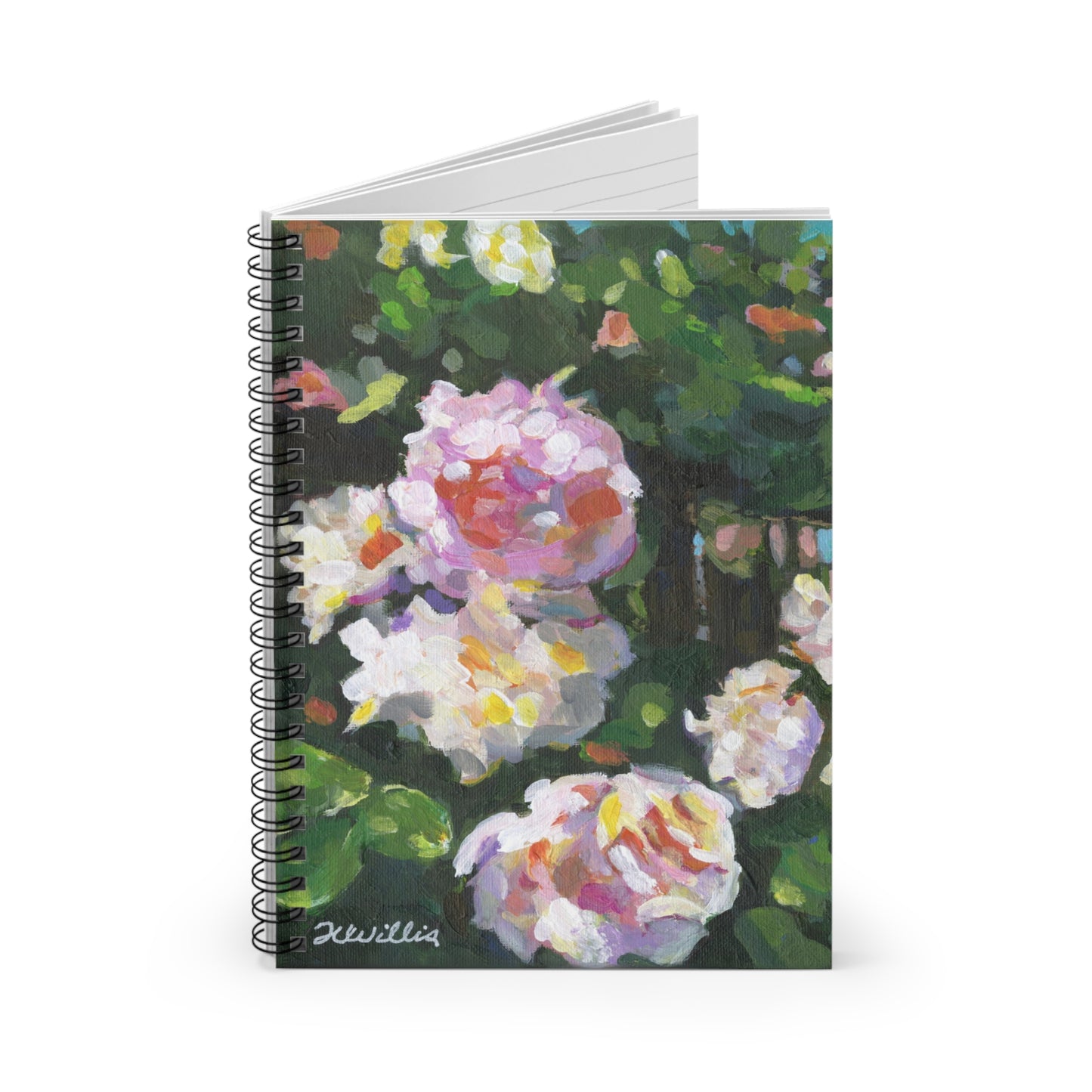 Seville Rose Spiral Notebook